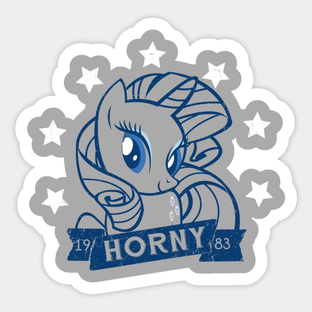 horny. Sticker by ill_ustrations